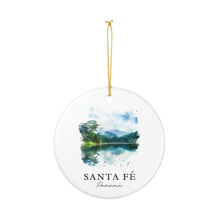 Santa Fé Panama Ornament: Unique Santa Fé Panama Souvenir, Santa Fé Panama Xmas Decor, and Authentic Santa Fé Panama Gift