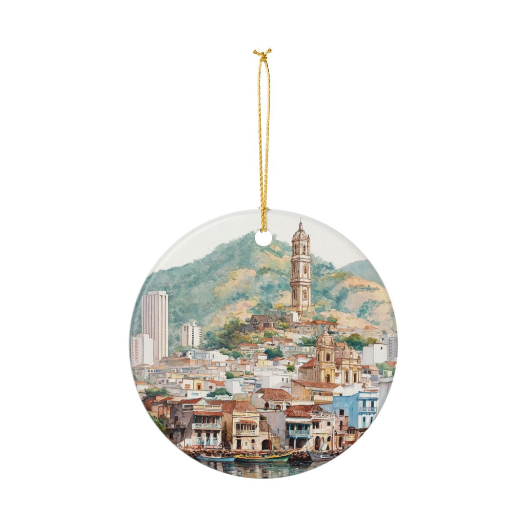 Santa Marta Ornament: Unique Santa Marta Souvenir, Santa Marta Xmas Decor, and Authentic Santa Marta Gift