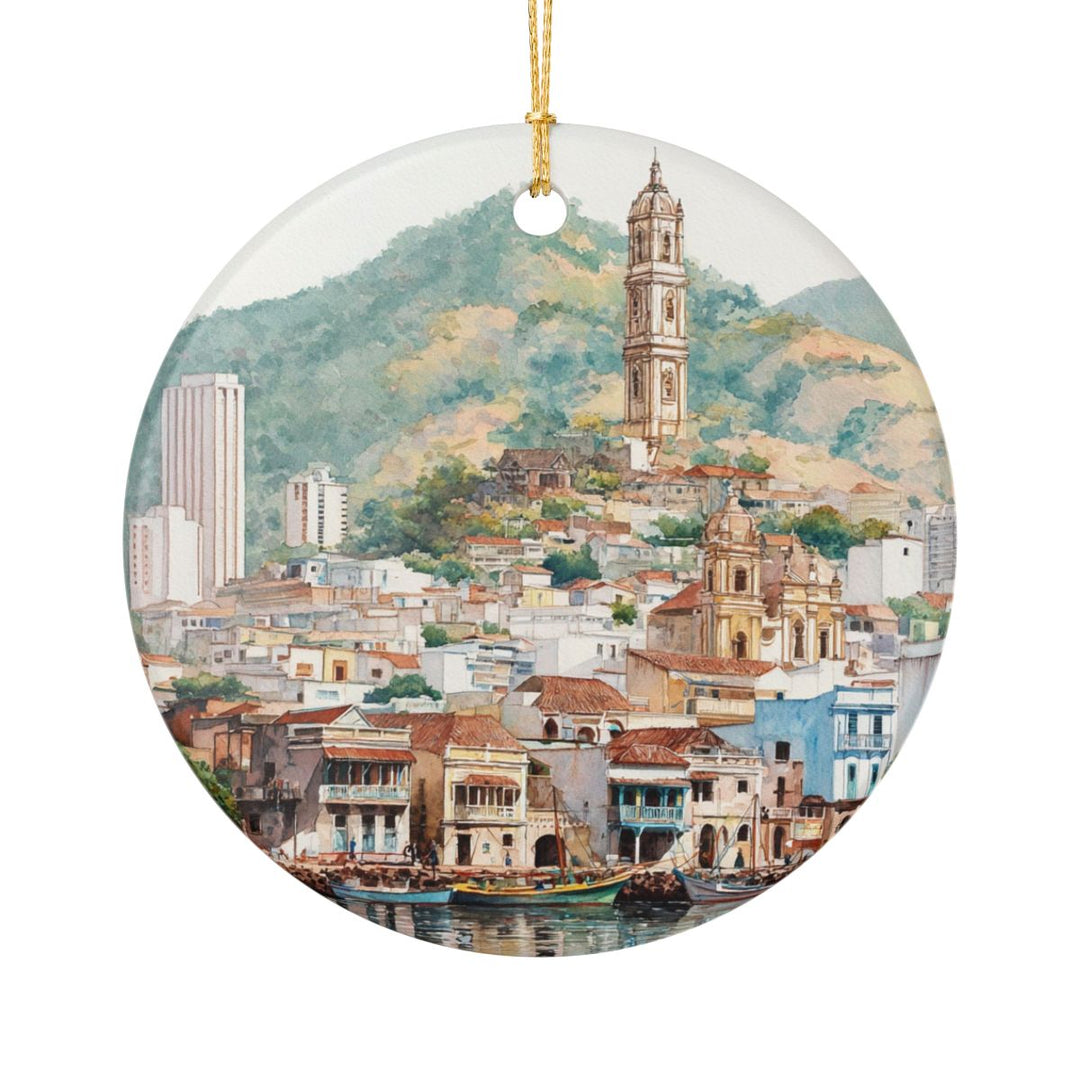 Santa Marta Ornament: Unique Santa Marta Souvenir, Santa Marta Xmas Decor, and Authentic Santa Marta Gift