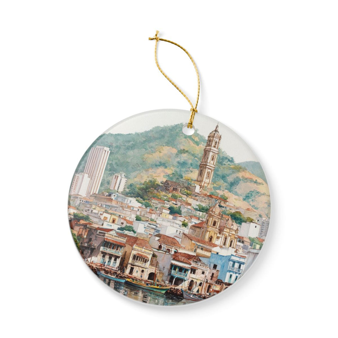 Santa Marta Ornament: Unique Santa Marta Souvenir, Santa Marta Xmas Decor, and Authentic Santa Marta Gift
