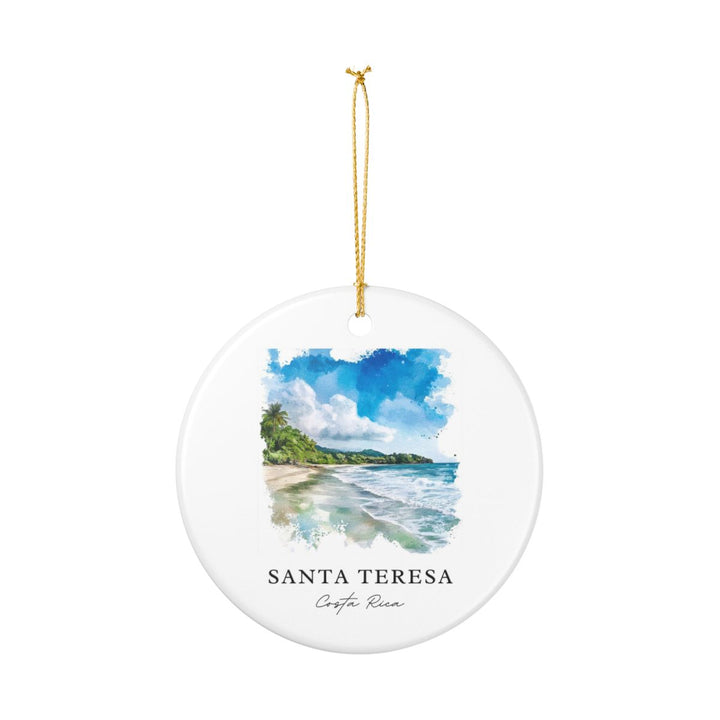 Santa Teresa Costa Rica Ornament: Unique Santa Teresa Costa Rica Souvenir, Santa Teresa Costa Rica Xmas Decor