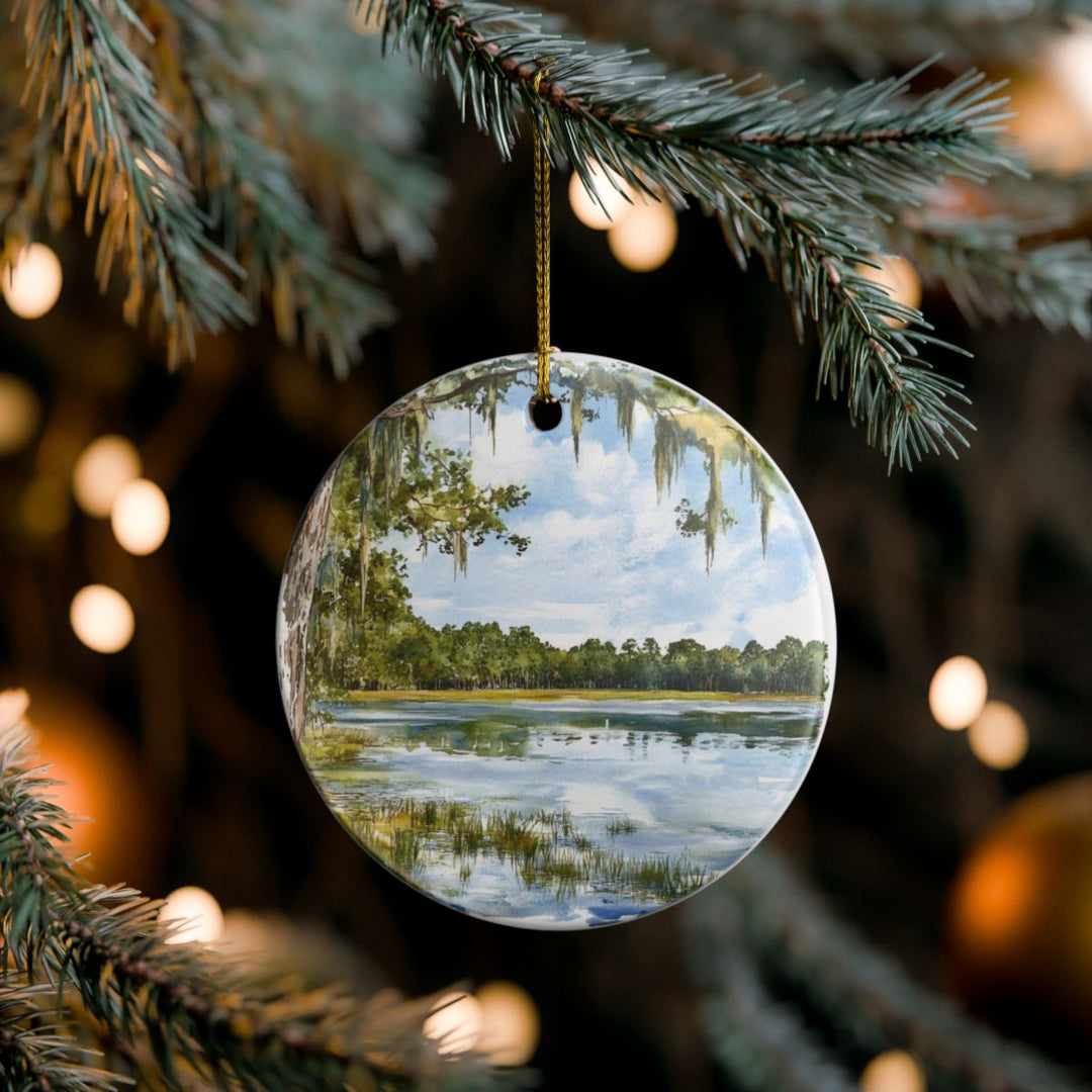 Santee Cooper Lakes South Carolina Ornament: Unique Santee Cooper Lakes Souvenir, Santee Cooper Lakes South Carolina Xmas Decor