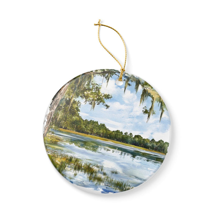 Santee Cooper Lakes South Carolina Ornament: Unique Santee Cooper Lakes Souvenir, Santee Cooper Lakes South Carolina Xmas Decor