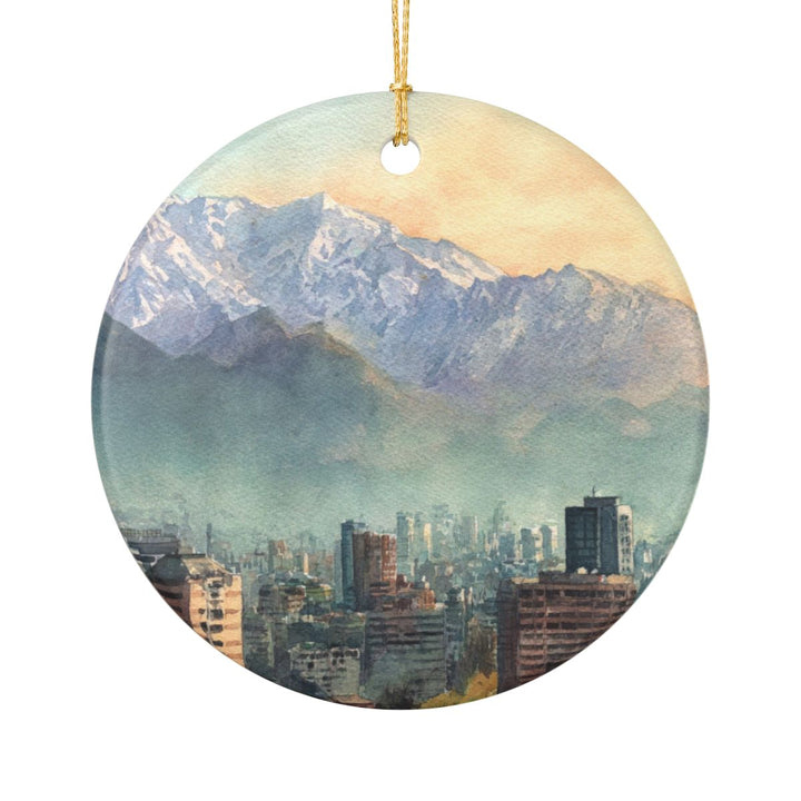 Santiago Ornament: Unique Santiago Souvenir, Santiago Xmas Decor, and Authentic Santiago Gift