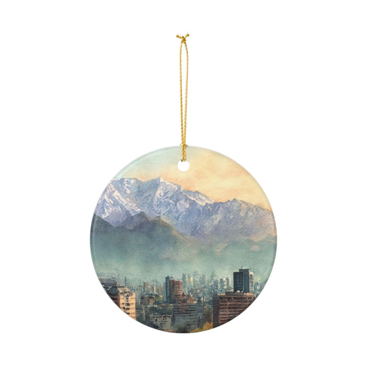 Santiago Ornament: Unique Santiago Souvenir, Santiago Xmas Decor, and Authentic Santiago Gift
