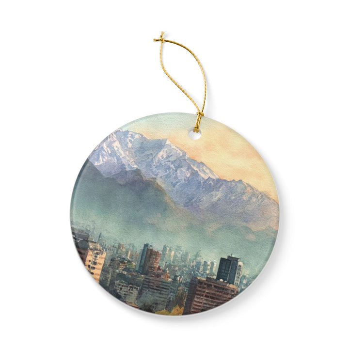 Santiago Ornament: Unique Santiago Souvenir, Santiago Xmas Decor, and Authentic Santiago Gift