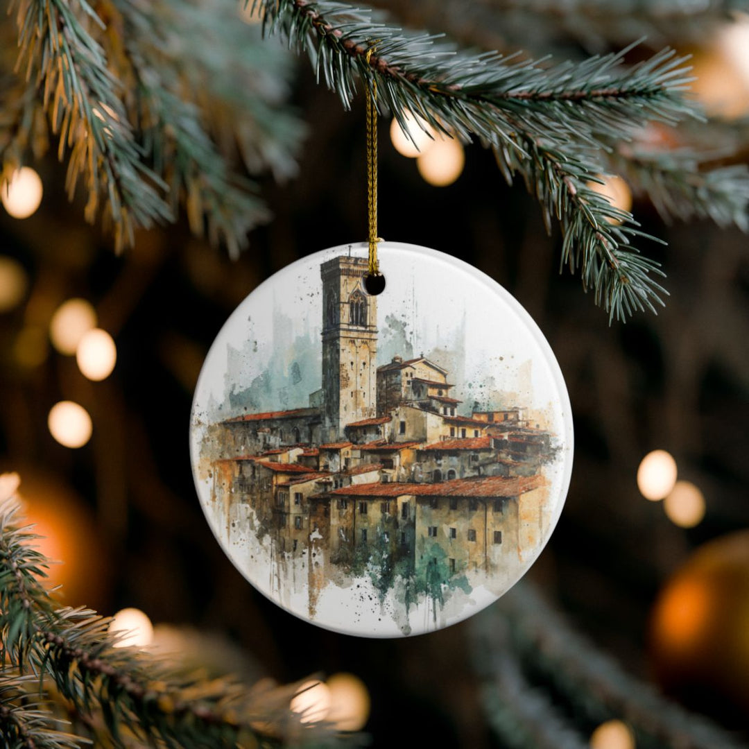 Santo Spirito Florence Italy Ornament: Unique Santo Spirito Florence Souvenir, Santo Spirito Florence Italy Xmas Decor