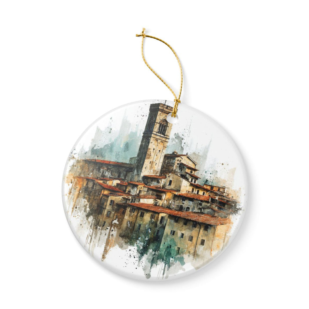 Santo Spirito Florence Italy Ornament: Unique Santo Spirito Florence Souvenir, Santo Spirito Florence Italy Xmas Decor