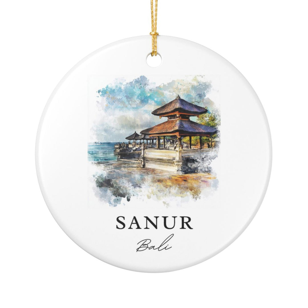 Sanur Bali Ornament: Unique Sanur Bali Souvenir, Sanur Bali Xmas Decor, and Authentic Sanur Bali Gift