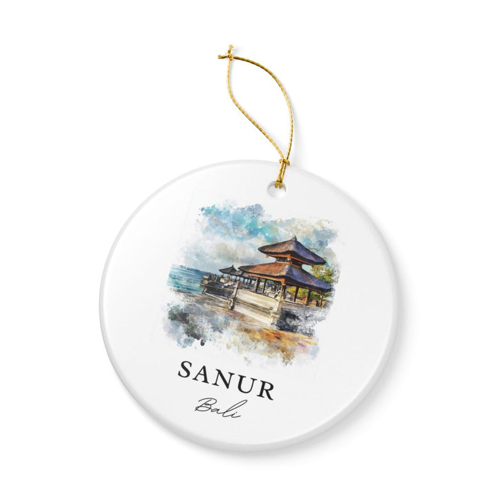 Sanur Bali Ornament: Unique Sanur Bali Souvenir, Sanur Bali Xmas Decor, and Authentic Sanur Bali Gift