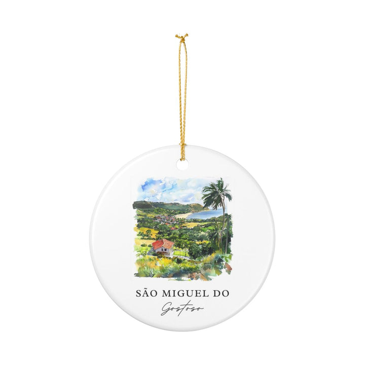 São Miguel Do Gostoso Brazil Ornament: Unique São Miguel Do Gostoso Souvenir, São Miguel Do Gostoso Brazil Xmas Decor