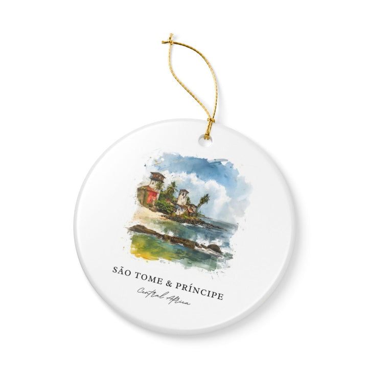 São Tomé São Tomé and Príncipe Ornament: Unique São Tomé São Tomé and Príncipe Souvenir, São Tomé São Tomé and Príncipe Xmas Decor