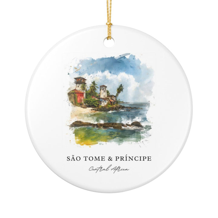 São Tomé São Tomé and Príncipe Ornament: Unique São Tomé São Tomé and Príncipe Souvenir, São Tomé São Tomé and Príncipe Xmas Decor