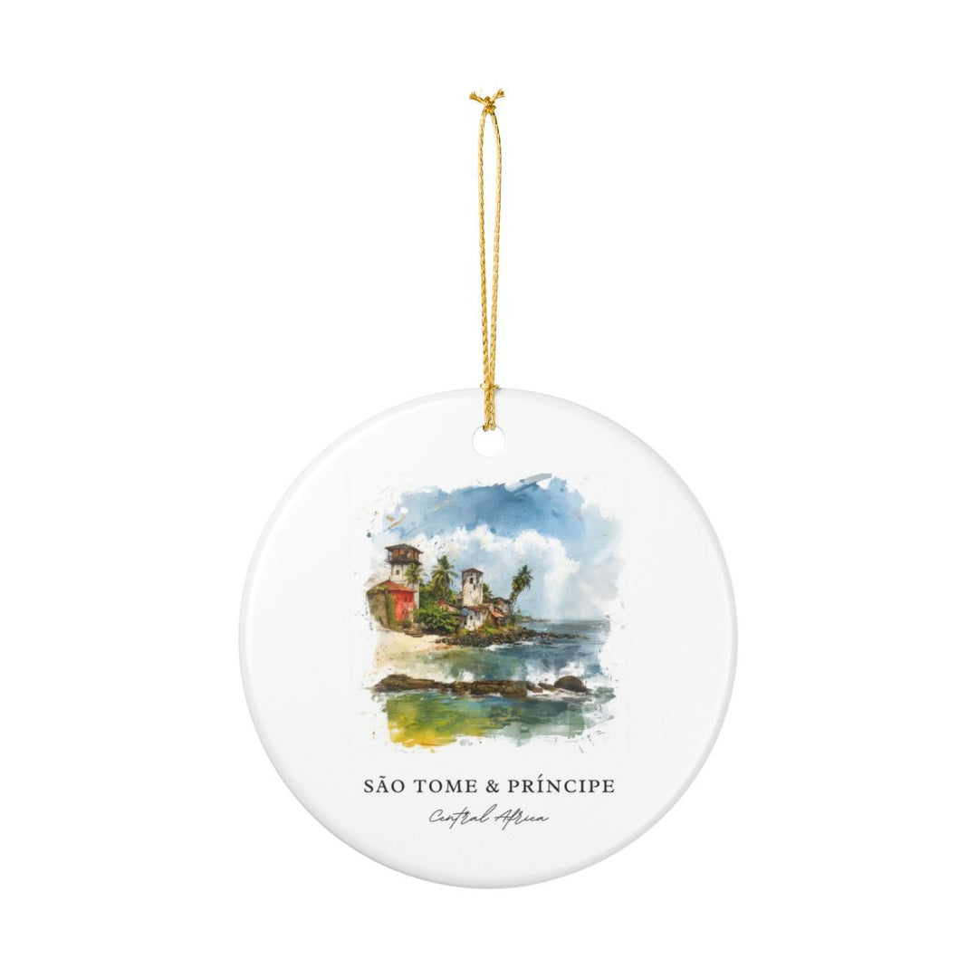 São Tomé São Tomé and Príncipe Ornament: Unique São Tomé São Tomé and Príncipe Souvenir, São Tomé São Tomé and Príncipe Xmas Decor
