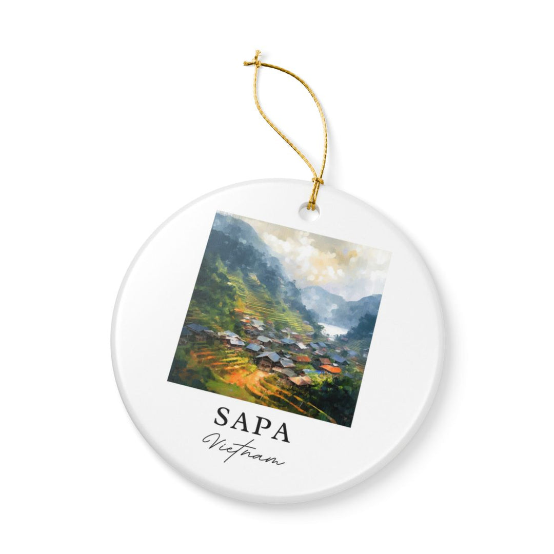 Sapa Vietnam Ornament: Unique Sapa Vietnam Souvenir, Sapa Vietnam Xmas Decor, and Authentic Sapa Vietnam Gift