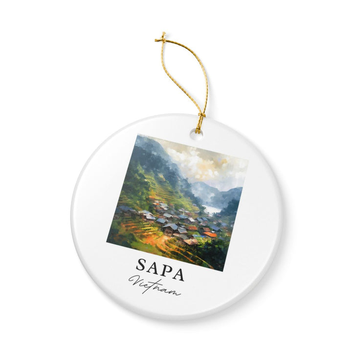 Sapa Vietnam Ornament: Unique Sapa Vietnam Souvenir, Sapa Vietnam Xmas Decor, and Authentic Sapa Vietnam Gift