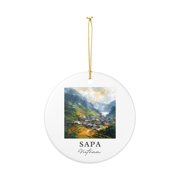 Sapa Vietnam Ornament: Unique Sapa Vietnam Souvenir, Sapa Vietnam Xmas Decor, and Authentic Sapa Vietnam Gift