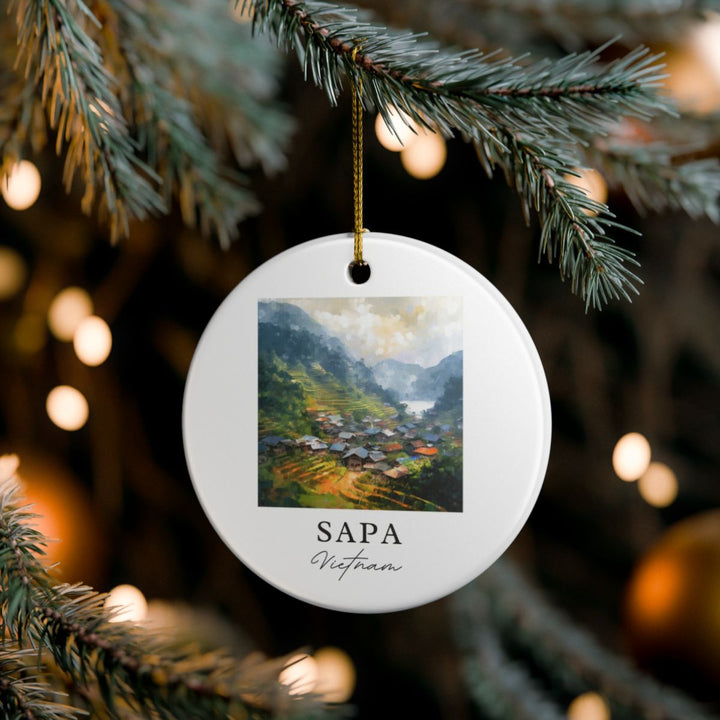 Sapa Vietnam Ornament: Unique Sapa Vietnam Souvenir, Sapa Vietnam Xmas Decor, and Authentic Sapa Vietnam Gift
