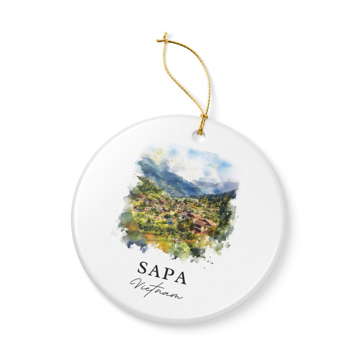 Sapa Vietnam Ornament: Unique Sapa Vietnam Souvenir, Sapa Vietnam Xmas Decor, and Authentic Sapa Vietnam Gift