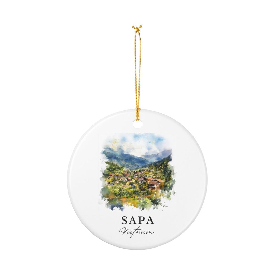Sapa Vietnam Ornament: Unique Sapa Vietnam Souvenir, Sapa Vietnam Xmas Decor, and Authentic Sapa Vietnam Gift