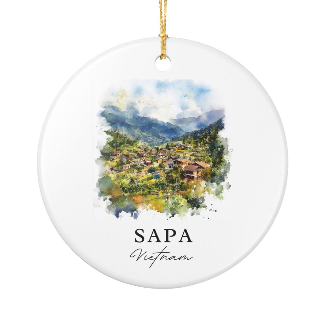 Sapa Vietnam Ornament: Unique Sapa Vietnam Souvenir, Sapa Vietnam Xmas Decor, and Authentic Sapa Vietnam Gift