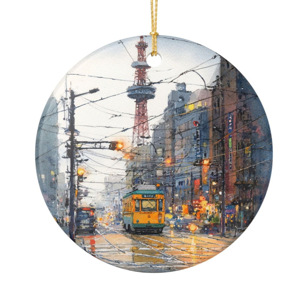 Sapporo Japan Ornament: Unique Sapporo Souvenir, Sapporo Japan Xmas Decor, and Authentic Sapporo Gift