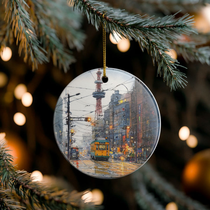 Sapporo Japan Ornament: Unique Sapporo Souvenir, Sapporo Japan Xmas Decor, and Authentic Sapporo Gift