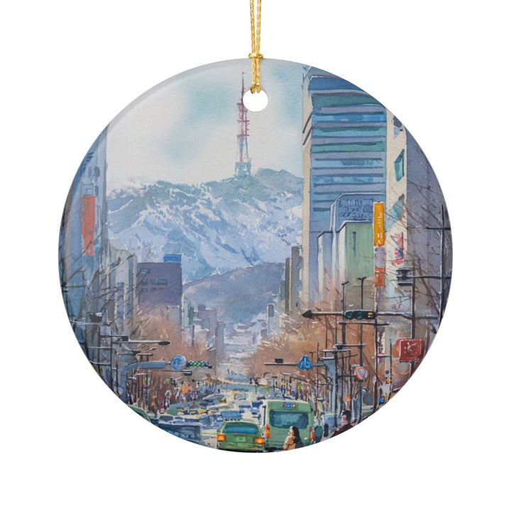 Sapporo Japan Ornament: Unique Sapporo Souvenir, Sapporo Japan Xmas Decor, and Authentic Sapporo Gift