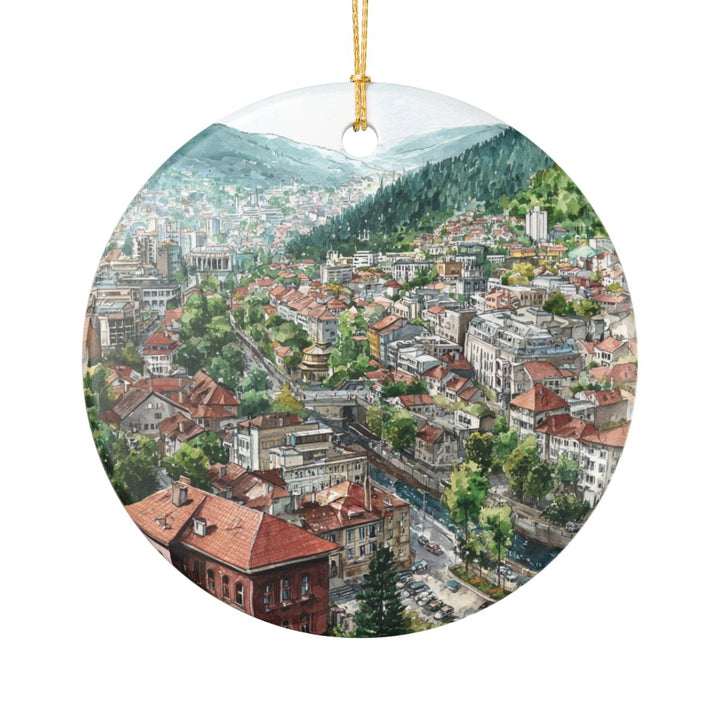 Sarajevo Ornament: Unique Sarajevo Souvenir, Sarajevo Xmas Decor, and Authentic Sarajevo Gift