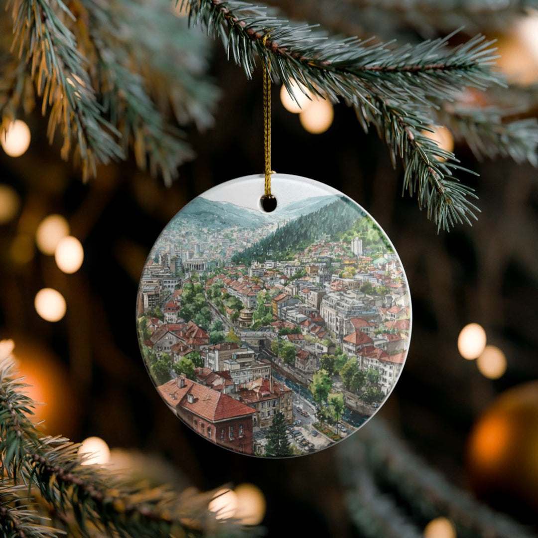 Sarajevo Ornament: Unique Sarajevo Souvenir, Sarajevo Xmas Decor, and Authentic Sarajevo Gift