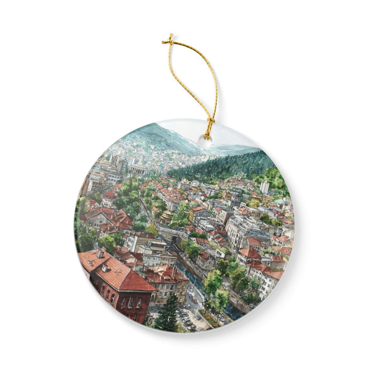 Sarajevo Ornament: Unique Sarajevo Souvenir, Sarajevo Xmas Decor, and Authentic Sarajevo Gift