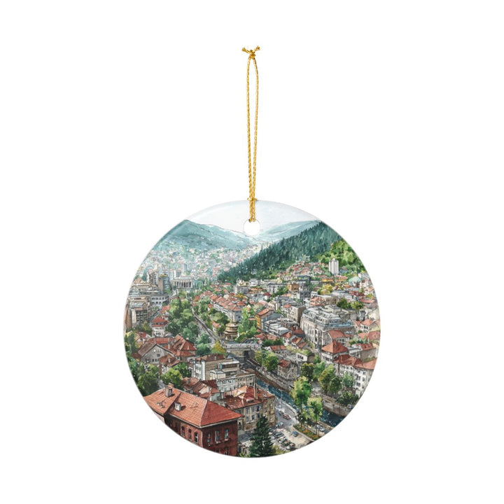 Sarajevo Ornament: Unique Sarajevo Souvenir, Sarajevo Xmas Decor, and Authentic Sarajevo Gift