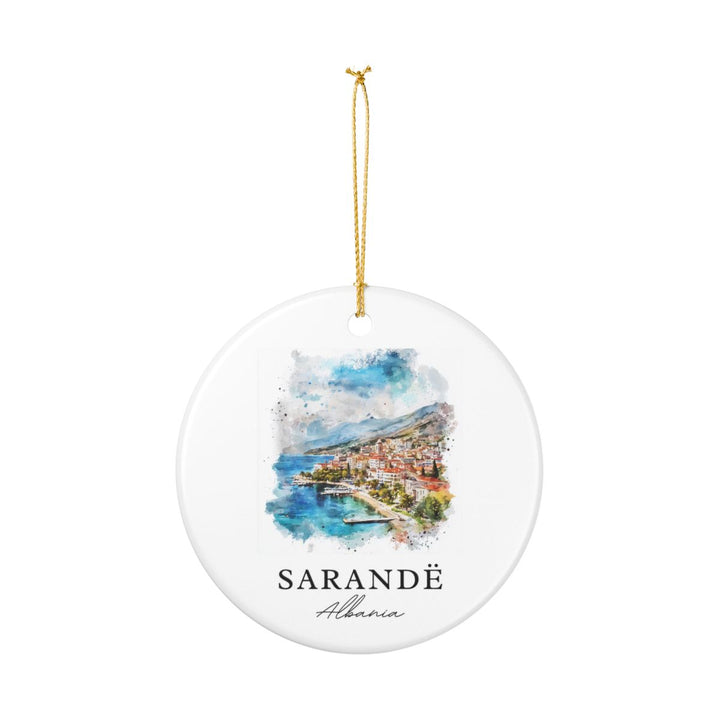 Sarande Ornament: Unique Sarande Souvenir, Sarande Xmas Decor, and Authentic Sarande Gift