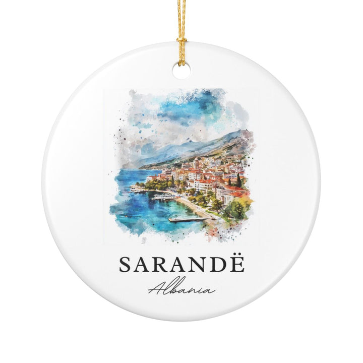 Sarande Ornament: Unique Sarande Souvenir, Sarande Xmas Decor, and Authentic Sarande Gift