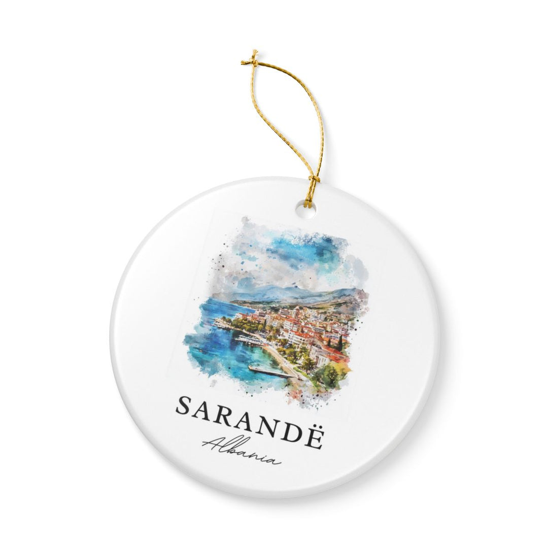 Sarande Ornament: Unique Sarande Souvenir, Sarande Xmas Decor, and Authentic Sarande Gift