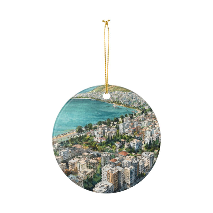 Sarande Ornament: Unique Sarande Souvenir, Sarande Xmas Decor, and Authentic Sarande Gift