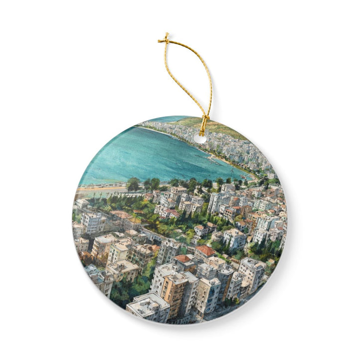 Sarande Ornament: Unique Sarande Souvenir, Sarande Xmas Decor, and Authentic Sarande Gift