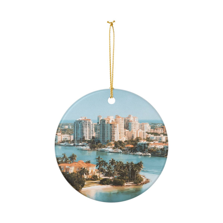 Sarasota Florida Ornament: Unique Sarasota Florida Souvenir, Sarasota Florida Xmas Decor, and Authentic Sarasota Florida Gift