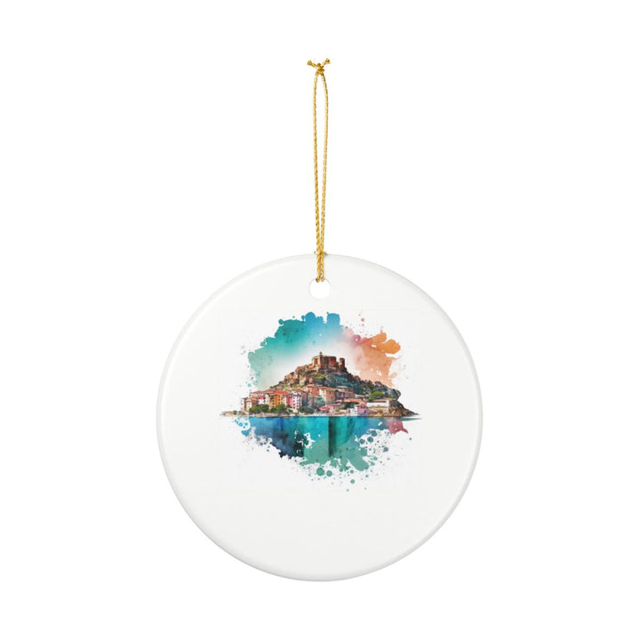 Sardinia Ornament: Unique Sardinia Souvenir, Sardinia Xmas Decor, and Authentic Sardinia Gift