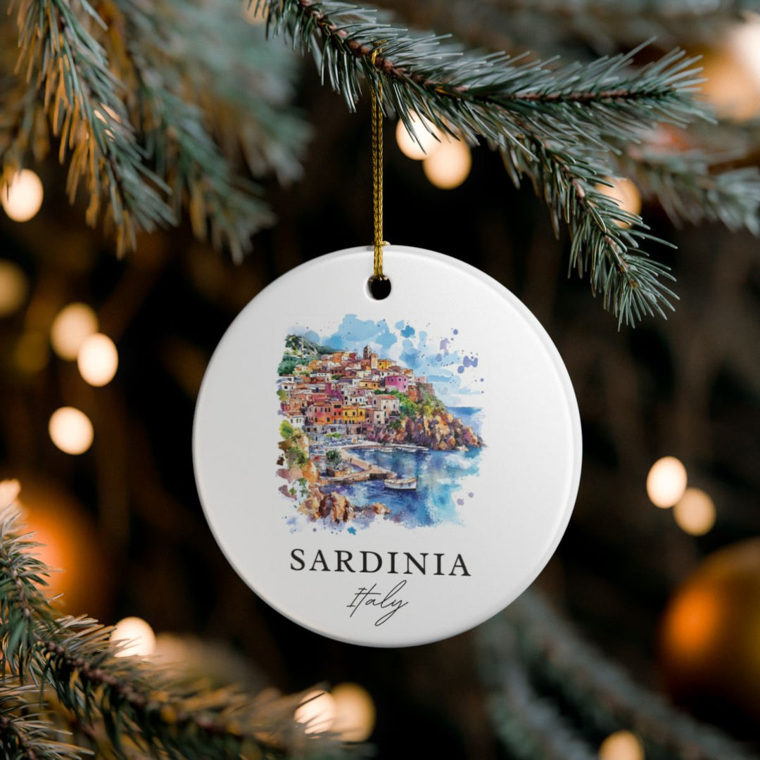 Sardinia Italy Ornament | Christmas Travel Souvenir Gift