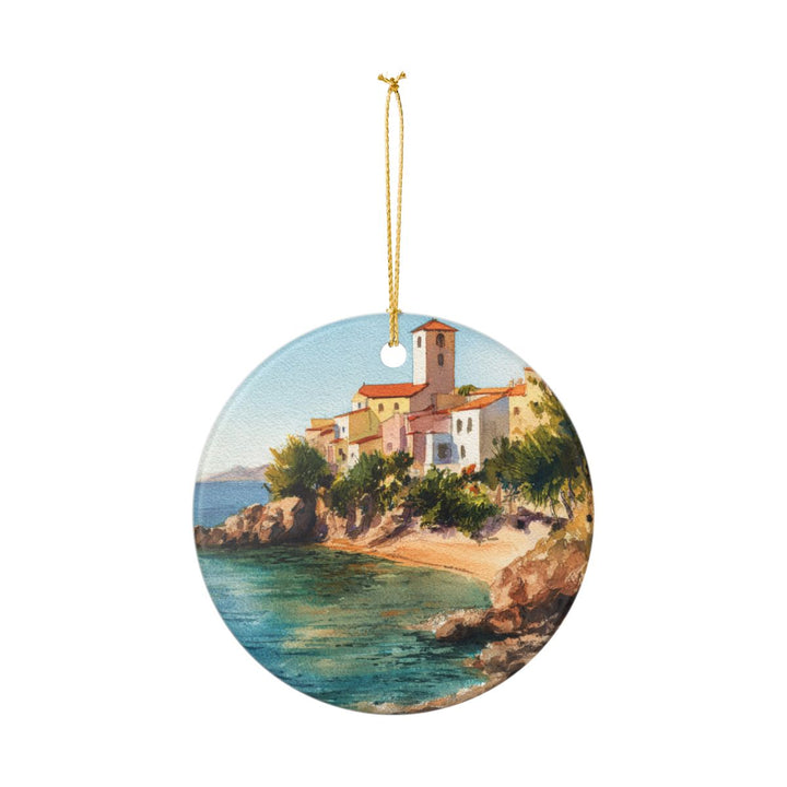 Sardinia Ornament: Unique Sardinia Souvenir, Sardinia Xmas Decor, and Authentic Sardinia Gift