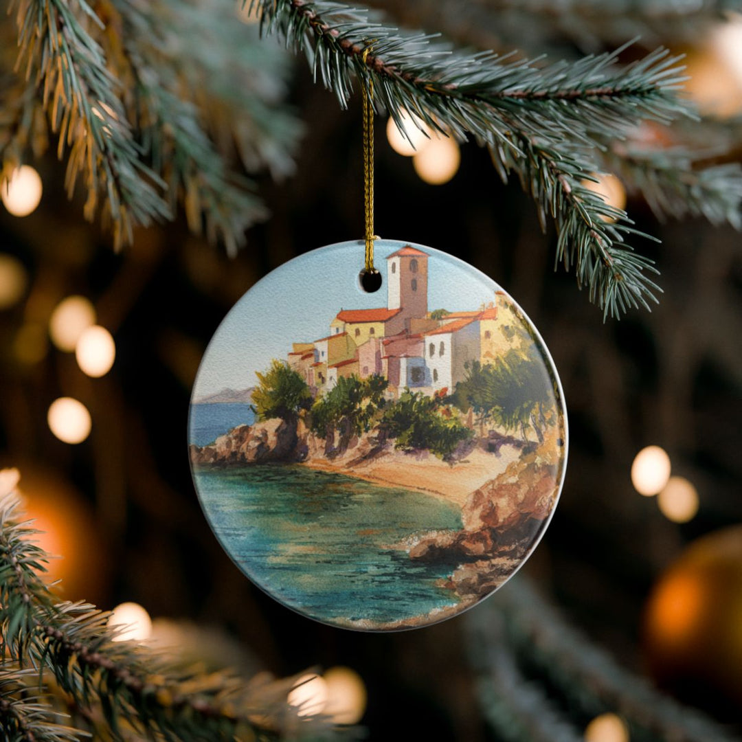 Sardinia Ornament: Unique Sardinia Souvenir, Sardinia Xmas Decor, and Authentic Sardinia Gift