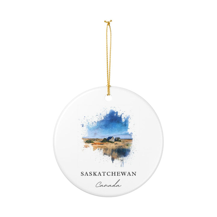 Saskatchewan Ornament: Unique Saskatchewan Souvenir, Saskatchewan Xmas Decor, and Authentic Saskatchewan Gift