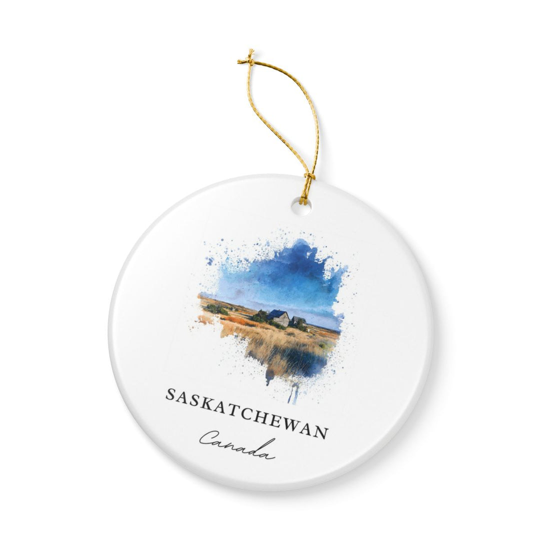 Saskatchewan Ornament: Unique Saskatchewan Souvenir, Saskatchewan Xmas Decor, and Authentic Saskatchewan Gift