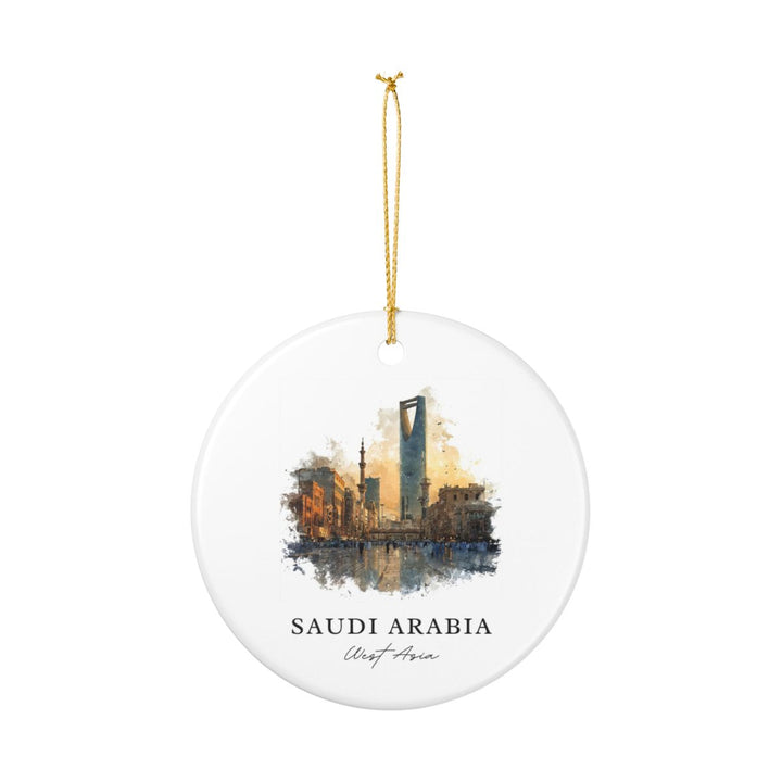 Saudi Arabia Ornament: Unique Saudi Arabia Souvenir, Saudi Arabia Xmas Decor, and Authentic Saudi Arabia Gift