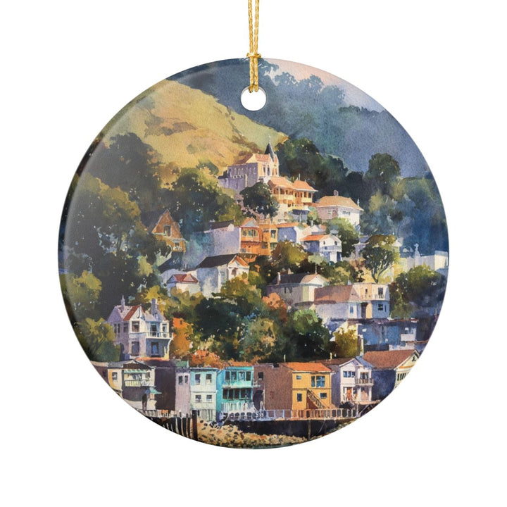 Sausalito California Ornament: Unique Sausalito Souvenir, Sausalito California Xmas Decor, and Authentic Sausalito Gift