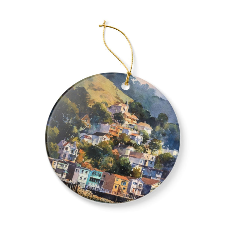 Sausalito California Ornament: Unique Sausalito Souvenir, Sausalito California Xmas Decor, and Authentic Sausalito Gift