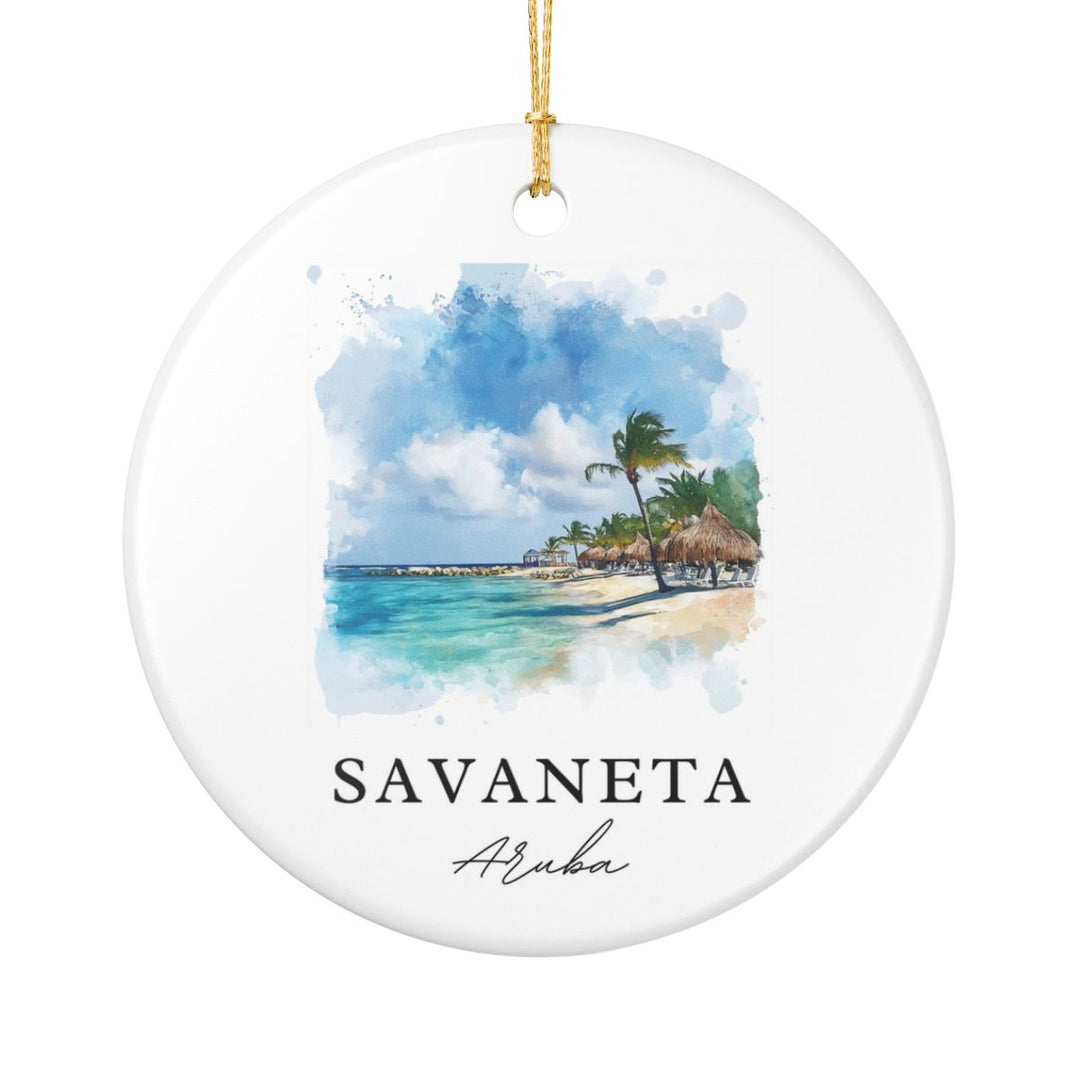 Savaneta Ornament: Unique Savaneta Souvenir, Savaneta Xmas Decor, and Authentic Savaneta Gift