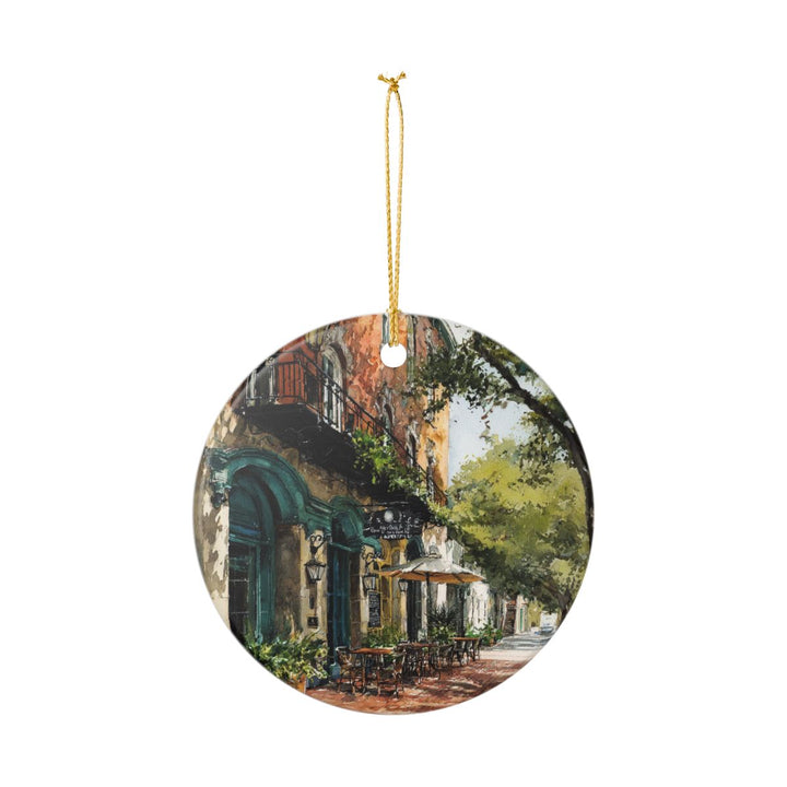 Savannah Georgia Ornament: Unique Savannah Souvenir, Savannah Georgia Xmas Decor, and Authentic Savannah Gift