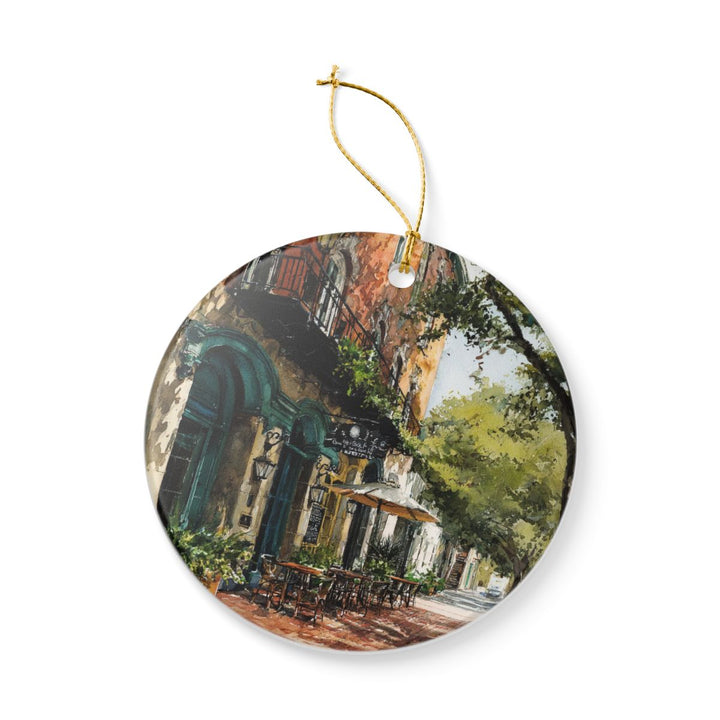 Savannah Georgia Ornament: Unique Savannah Souvenir, Savannah Georgia Xmas Decor, and Authentic Savannah Gift